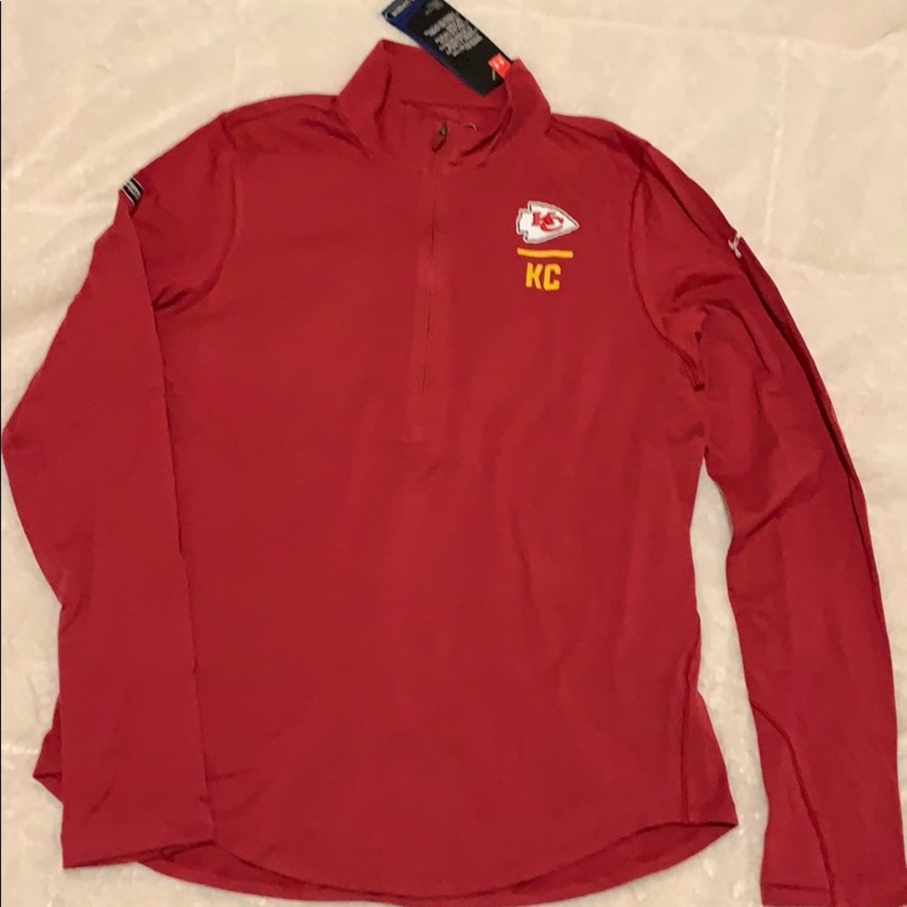 Under Armour 1/4 Zip, Kansas City Chiefs, L & XL
